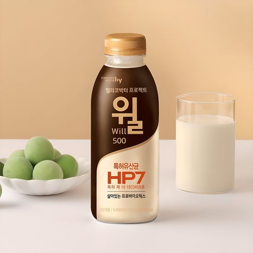 ★에치와이★ 헬리코박터 프로젝트 윌 오리지널 에코( 500ml, 4개 )