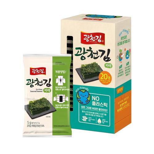 ★광천김★ 에코 파래 김( 100g, 1개 )