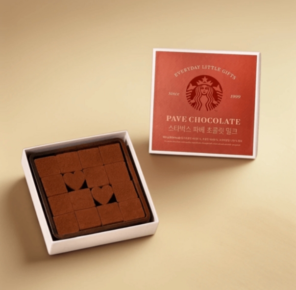 ★스타벅스★ 스벅초콜릿 파베 생 밀크 1세트