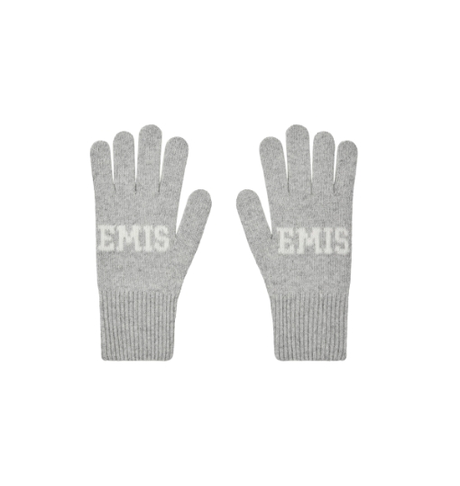 ★이미스★ LOGO FINGER GLOVES-GRAY