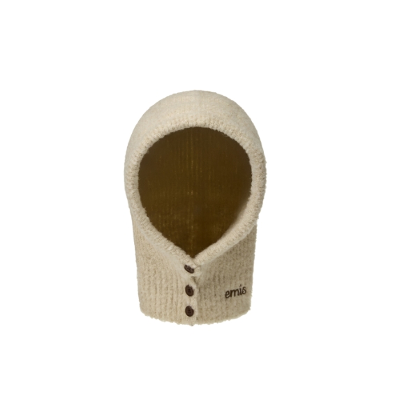 ★이미스★ BUTTON BALACLAVA-BEIGE
