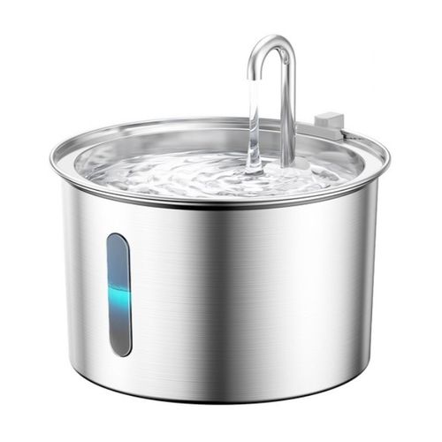 ★oneisall★ 강아지 자동급수기 고양이 정수기 스테인리스 2L 수위창 쉬운세척 식기세척기호환