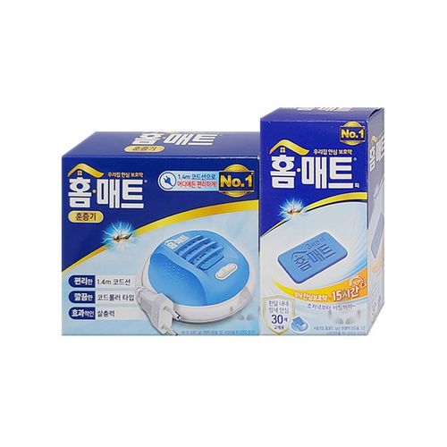 ★홈매트★ 코드롤러 훈증기1개 + 교체용 매트 30매