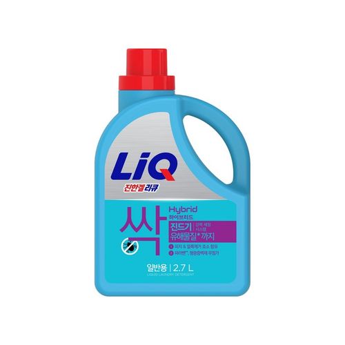 ★리큐★ 진한겔 하이브리드 피지 진드기 분비물제거 세탁세제 일반용, 1개, 2.7L