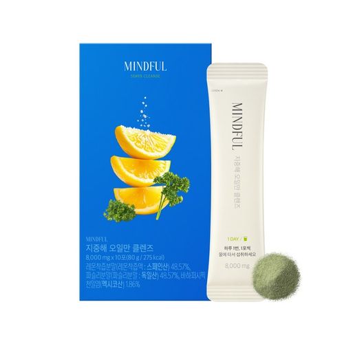 ★푸드올로지★ 마인드풀 지중해 오일만 클렌즈, 10회분, 1개