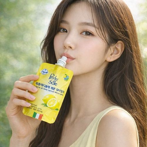★페를레디솔레★ 레몬 워터젤리 곤약젤리 저칼로리 디저트 간식 100g 10개, 2박스, 1kg