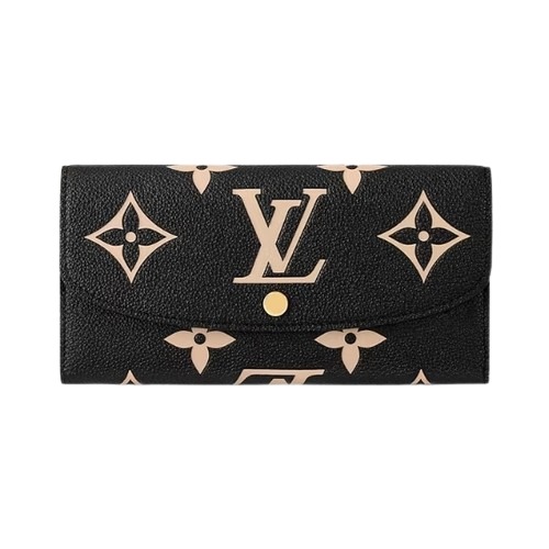 ★LOUIS VUITTON★ 에밀리 월릿 블랙/베이지