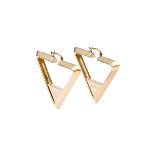 ★PRADA★ 메탈 귀걸이 골드