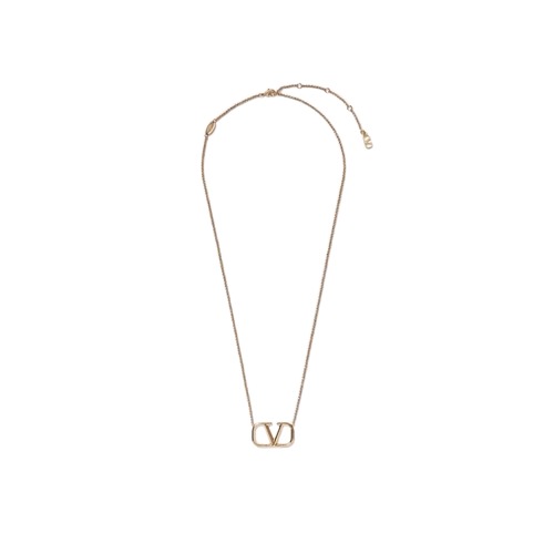 ★VALENTINO★ 브이로고 시그니처 메탈 네크리스